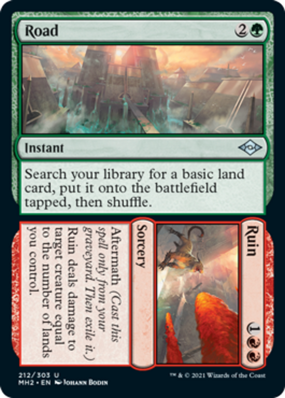 Road // Ruin - Modern Horizons 2 - English - NM - MTG