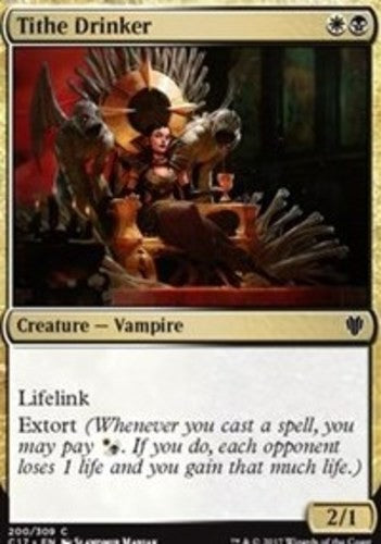 Tithe Drinker - Commander 2017 - English - NM - MTG