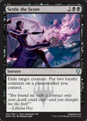 Settle the Score - Dominaria - English - NM - MTG