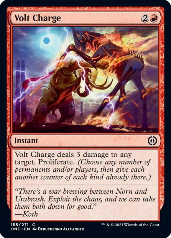 Volt Charge - Phyrexia: All Will Be One - English - NM - MTG