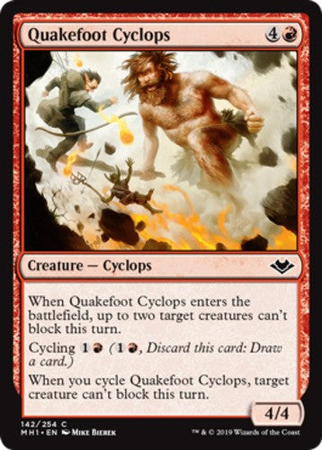 Quakefoot Cyclops - Modern Horizons - English - NM - MTG