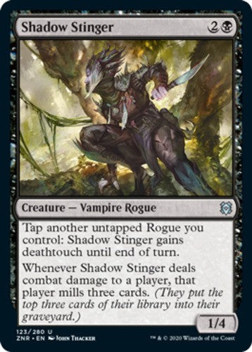Shadow Stinger - Zendikar Rising - English - NM - MTG