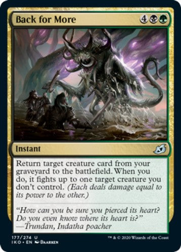 Back for More - Ikoria: Lair of Behemoths - English - NM - MTG
