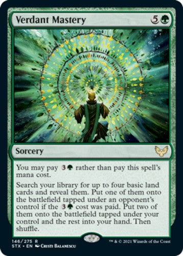 Verdant Mastery - Strixhaven: School of Mages - English - NM - MTG