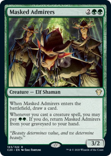 Masked Admirers - Commander 2020 - English - NM - MTG