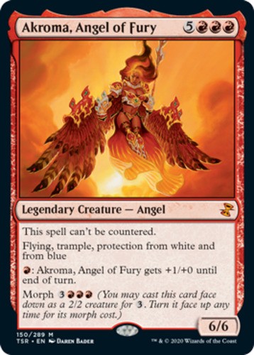 Akroma, Angel of Fury - Time Spiral Remastered - English - NM - MTG