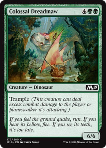 Colossal Dreadmaw - Core Set 2019 (M19) - English - NM - MTG