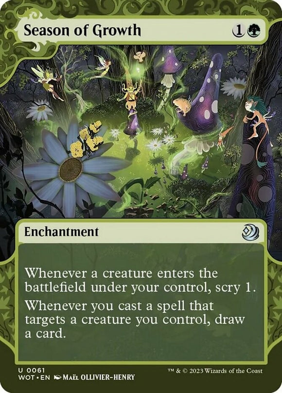 Season of Growth - Wilds of Eldraine: Enchanting Tales - English - NM - MTG