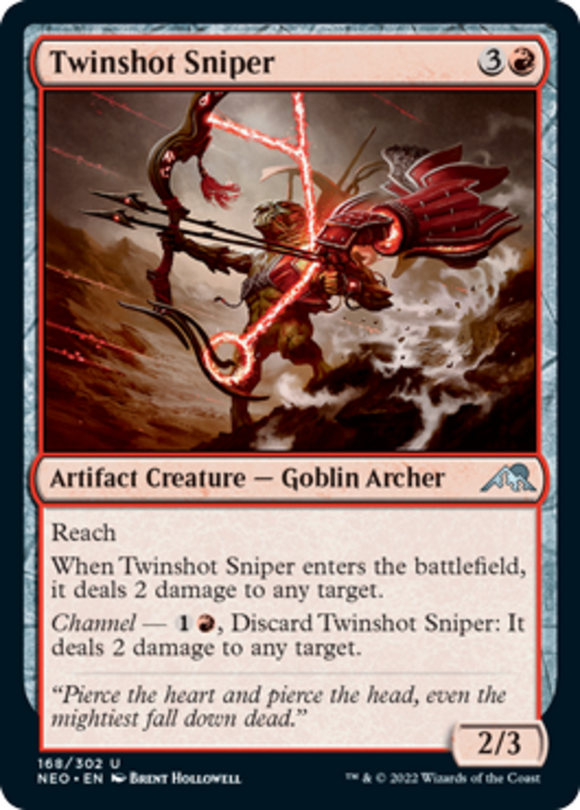 Twinshot Sniper - Kamigawa: Neon Dynasty - English - NM - MTG