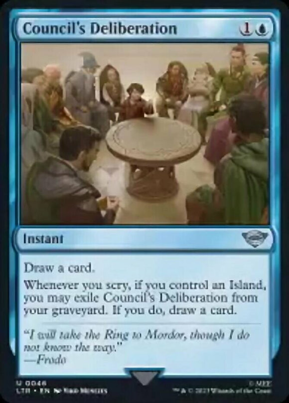 Council's Deliberation - Lord of the Rings - English - NM - MTG