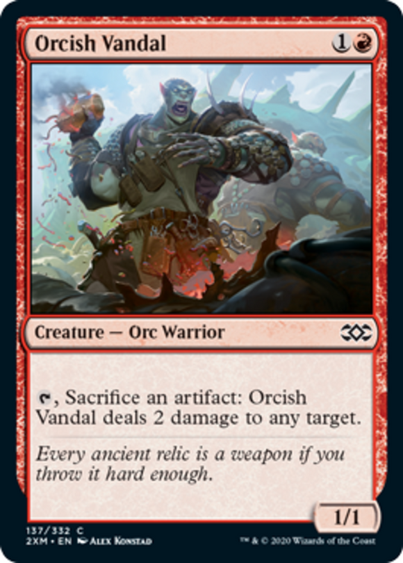 Orcish Vandal - Double Masters - English - NM - MTG