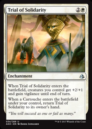 Trial of Solidarity - Amonkhet - English - NM - MTG