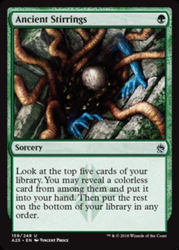 Ancient Stirrings - Masters 25 - English - NM - MTG