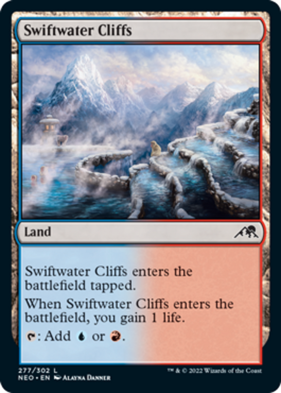 Swiftwater Cliffs - Kamigawa: Neon Dynasty - English - NM - MTG