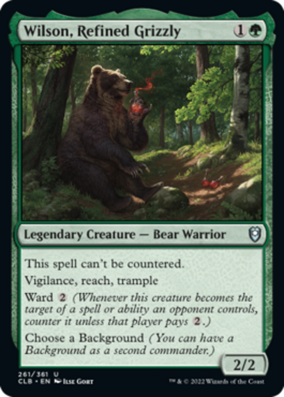 Wilson, Refined Grizzly - Battle for Baldur's Gate - English - NM - MTG