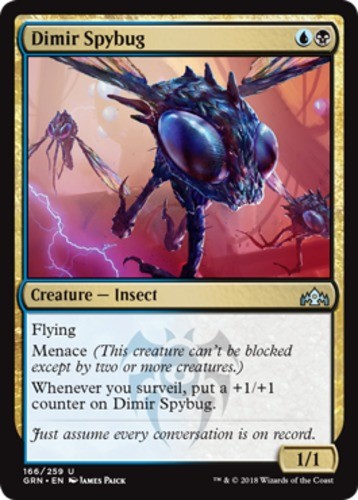 Dimir Spybug - Guilds of Ravnica - English - NM - MTG