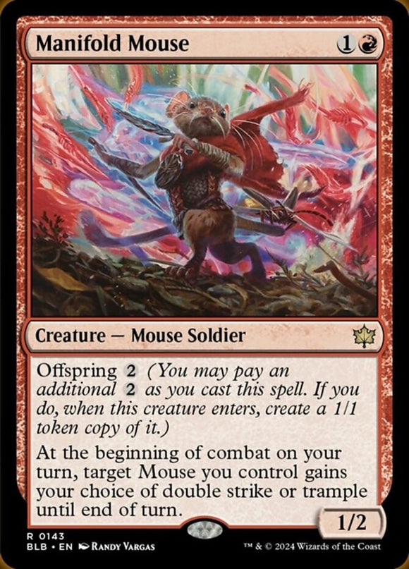 Manifold Mouse - Bloomburrow - English - NM - MTG