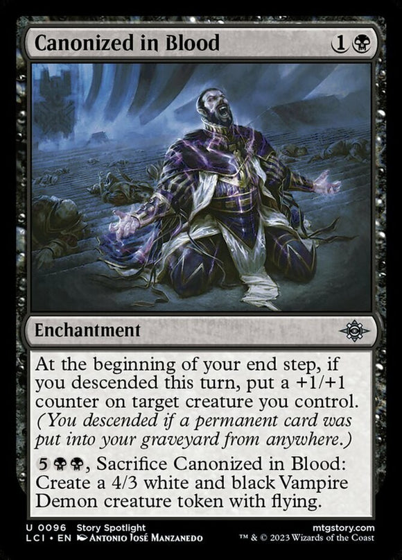 Canonized in Blood - Lost Caverns of Ixalan - English - NM - MTG
