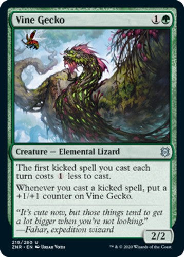 Vine Gecko - Zendikar Rising - English - NM - MTG