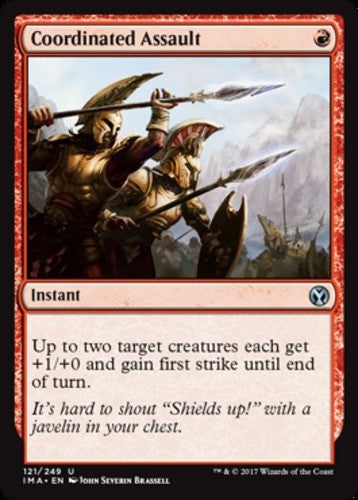 Coordinated Assault - Iconic Masters - English - NM - MTG