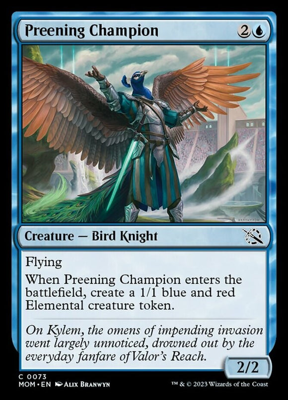 Preening Champion - March of the Machines - English - NM - MTG