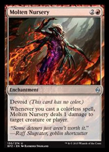 Molten Nursery - Battle for Zendikar - English - NM - MTG