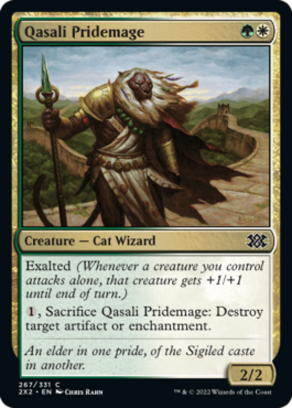 Qasali Pridemage - Double Masters 2022 - English - NM - MTG