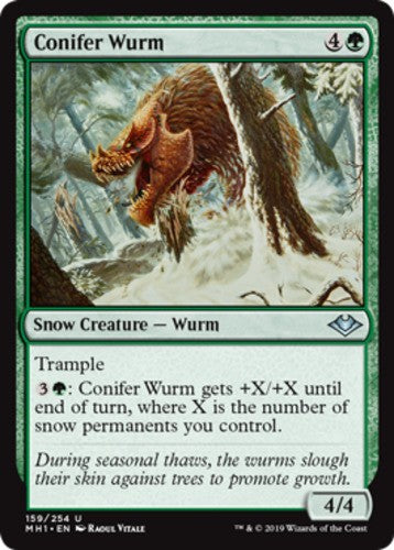 Conifer Wurm - Modern Horizons - English - NM - MTG