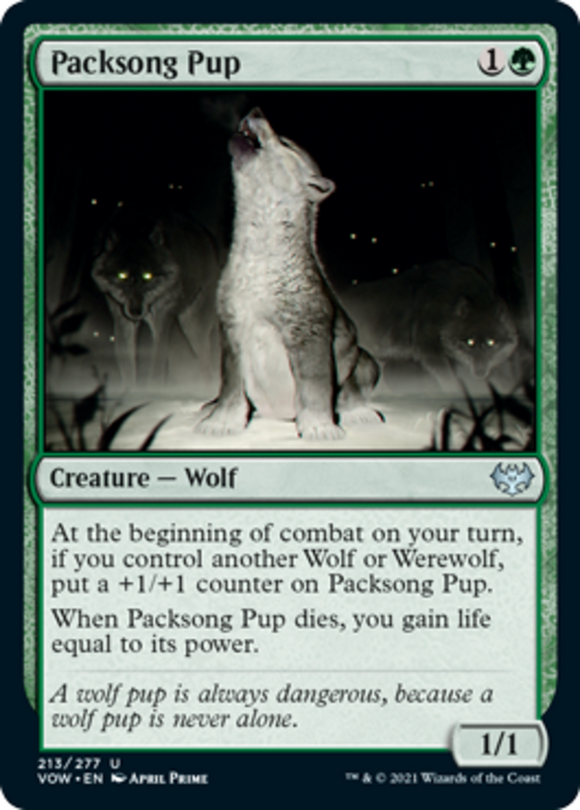 Packsong Pup - Innistrad: Crimson Vow - English - NM - MTG