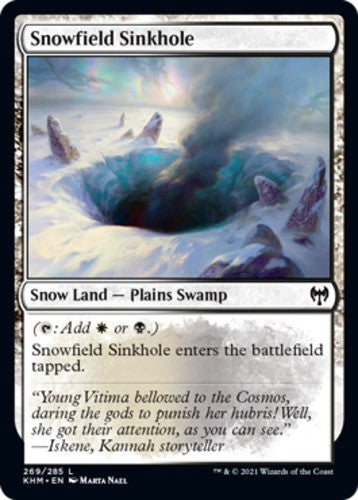 Snowfield Sinkhole - Kaldheim - English - NM - MTG
