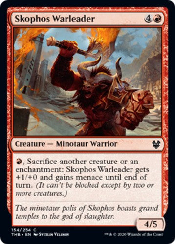 Skophos Warleader - Theros Beyond Death - English - NM - MTG