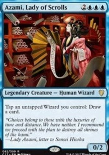 Azami, Lady of Scrolls - Commander 2017 - English - NM - MTG