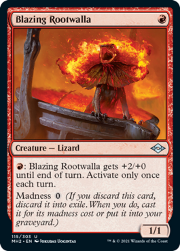 Blazing Rootwalla - Modern Horizons 2 - English - NM - MTG