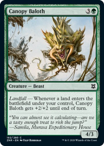 Canopy Baloth - Zendikar Rising - English - NM - MTG
