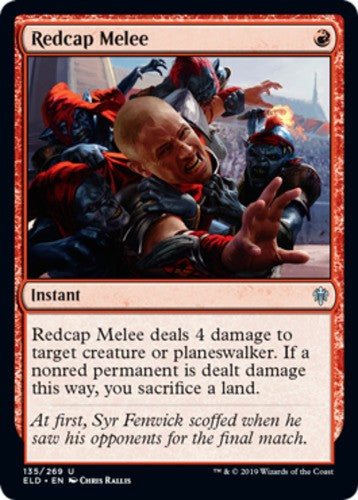 Redcap Melee - Throne of Eldraine - English - NM - MTG