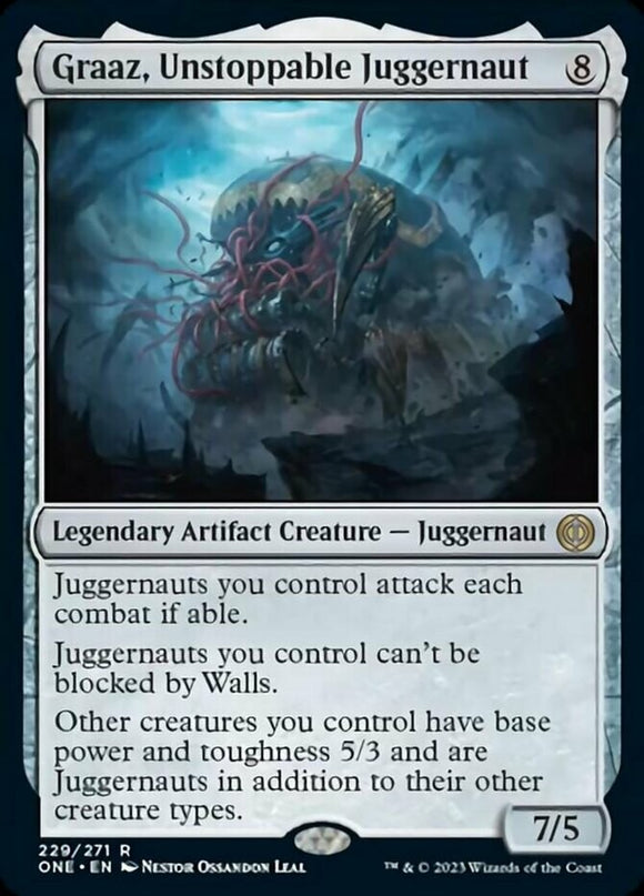 Graaz, Unstoppable Juggernaut - Phyrexia: All Will Be One - English - NM - MTG