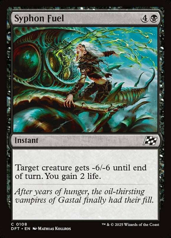 Syphon Fuel - Aetherdrift - English - NM - MTG