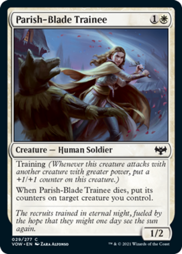 Parish-Blade Trainee - Innistrad: Crimson Vow - English - NM - MTG