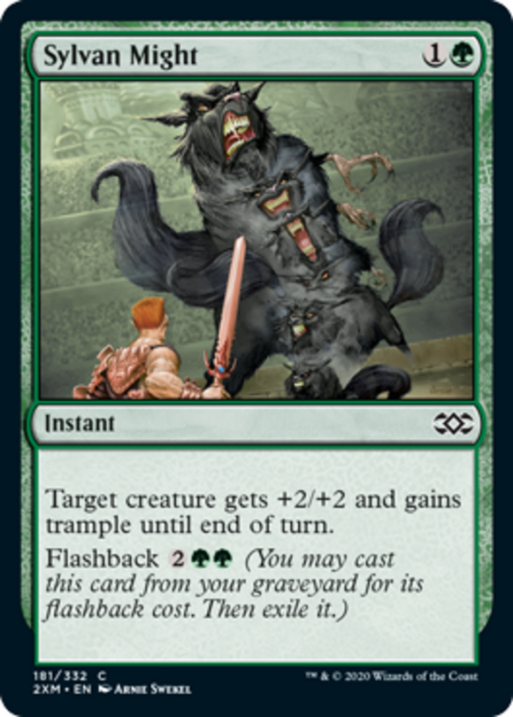 Sylvan Might - Double Masters - English - NM - MTG