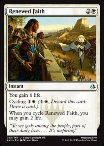 Renewed Faith - Amonkhet - English - NM - MTG