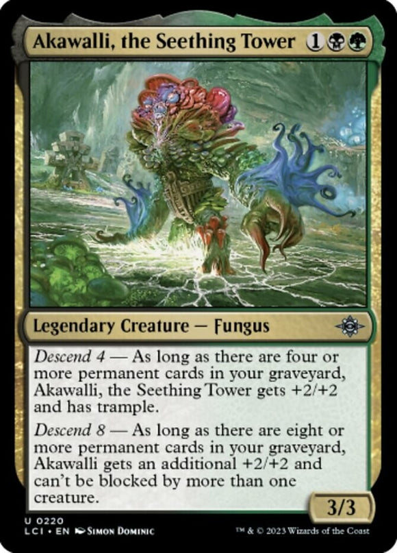 Akawalli, the Seething Tower - Lost Caverns of Ixalan - English - NM - MTG