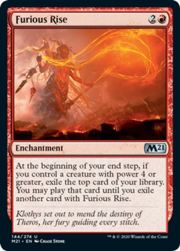 Furious Rise - Core Set 2021 (M21) - English - NM - MTG