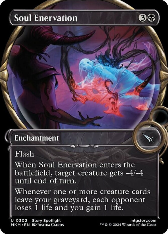 Soul Enervation - Showcase - Murders at Karlov Manor - English - NM - MTG