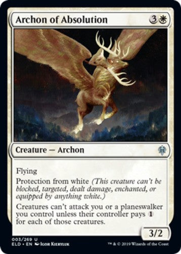 Archon of Absolution - Throne of Eldraine - English - NM - MTG