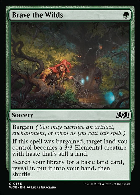 Brave the Wilds - Wilds of Eldraine - English - NM - MTG