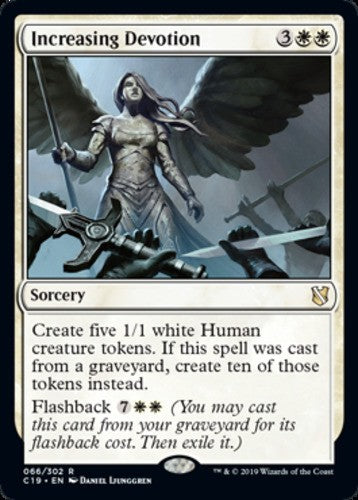 Increasing Devotion - Commander 2019 - English - NM - MTG