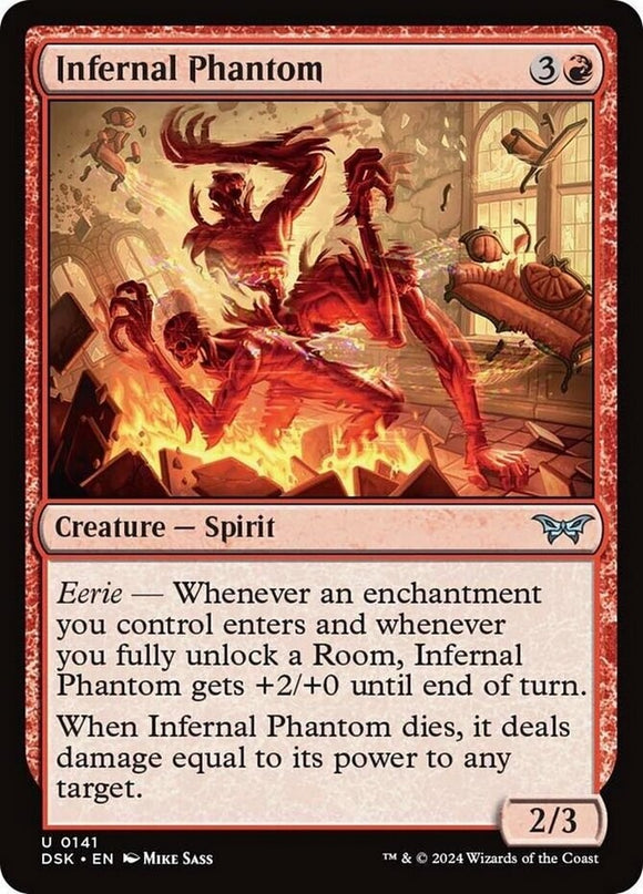 Infernal Phantom - Duskmourn: House of Horror - English - NM - MTG