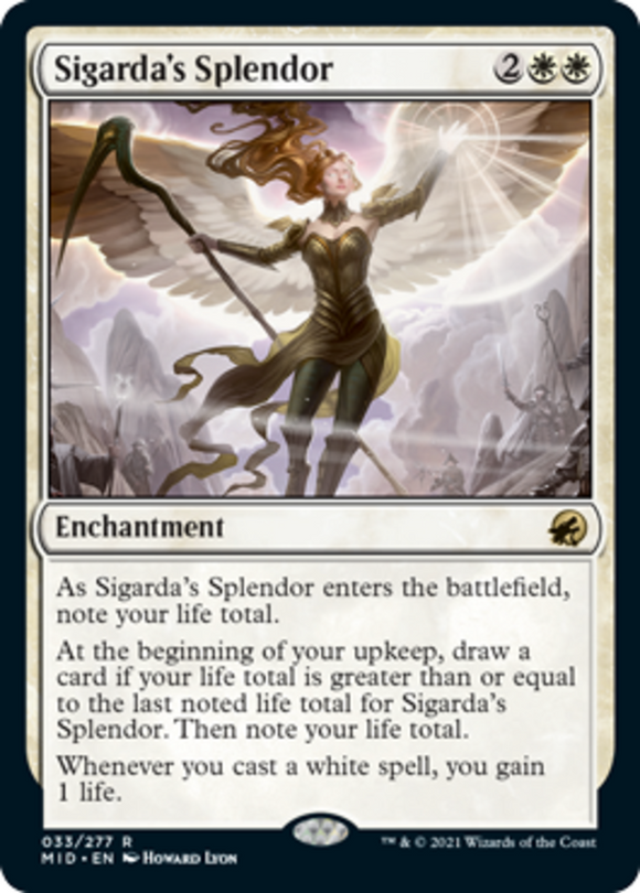 Sigarda's Splendor - Innistrad: Midnight Hunt - English - NM - MTG