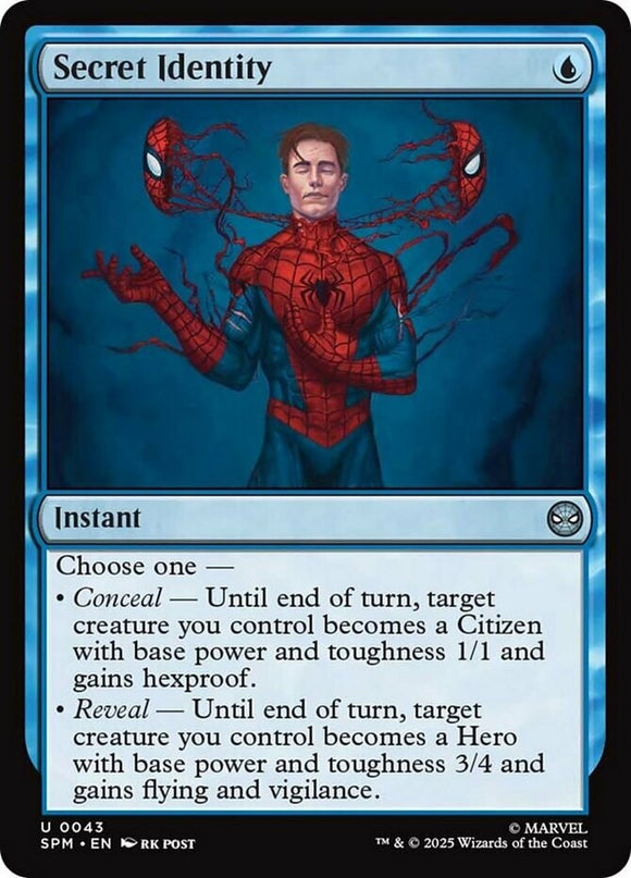 Secret Identity - Marvel's Spider-Man - English - NM - MTG