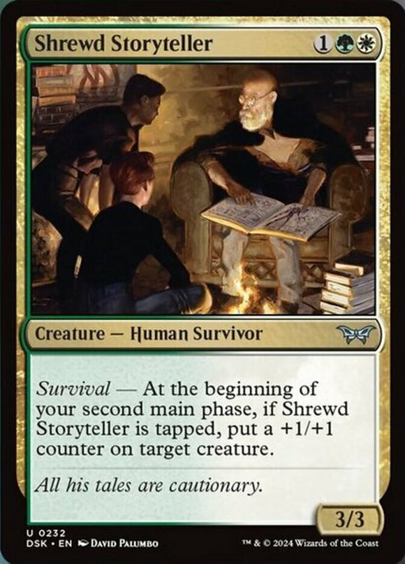 Shrewd Storyteller - Duskmourn: House of Horror - English - NM - MTG
